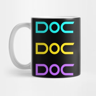 Colourful doc art Mug